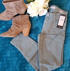 Mavi Adriana Ankle Jeans Olive Green  Balsam Green
